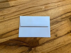 Colorplan C6 (114 x 162mm) Straight Flap Gummed Azure Blue Envelopes - 50 Pack