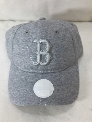 New Era 9Twenty Boston Red Sox Gorra Mujer/Dama/Niña Ajustable Gris Foto 1 de 4