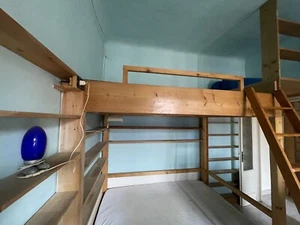 letto a castello in legno, disponibile a milano, ritiro a vostro carico - Foto 1 di 5