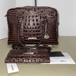 BRAHMIN EXPRESSO MARISSA SCHULRANZEN & CORDELIA GELDBÖRSE SET. Neu mit Etikett! - Bild 1 von 10