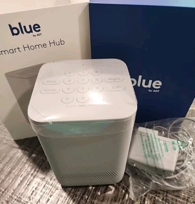 BLUE By ADT Smart Home Hub Master Base Unit Model S40LR0-01 G Pearl Gray - Image 1 of 4