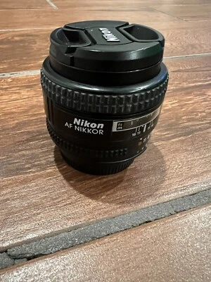 Nikkor 50mm 1:1.4 (f/1.4) Lens For Nikon AF-D Film & Digital Cameras - Image 1 of 3