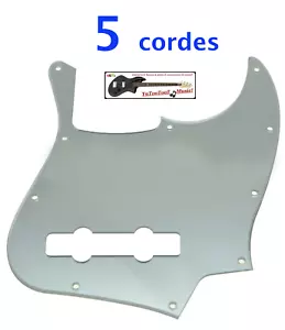 Nuevo Golpeador JAZZ BASS - Plateada Espejo-5 Cuerdas-Acrílico-Guitarra J BASS - Imagen 1 de 3