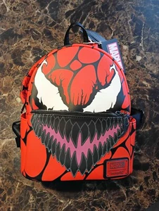 (NWT) Loungefly Carnage Marvel Glow in the Dark Mini Backpack (Exclusive) - Picture 1 of 4