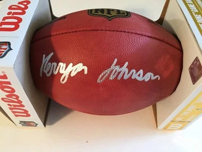 Kerryon Johnson Autographed Signed NFL " Duke " Football - PSA - Image 1 of 4