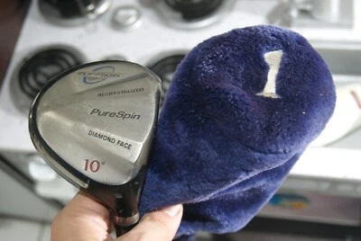 1n PURESPIN Diamond Face XXL FATSHAFT Men 10* Driver Graphite - Image 1 of 4