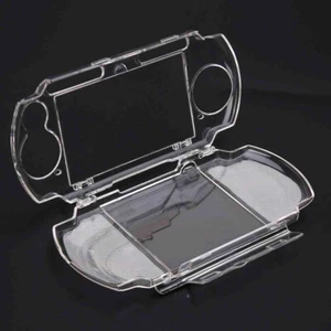 Clear Crystal Console Hard Cover Protective Flip Case for Sony PSP 2000 3000 y - Picture 1 of 9
