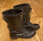 Soda Some Women Size 7.5 Black Lace Up Boots