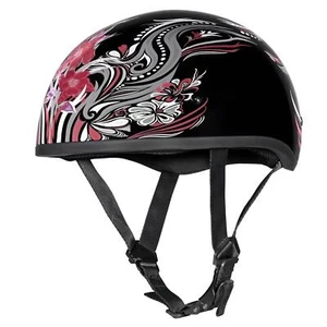Daytona Helmets DOT Approved Motorcycle Half Face Helmet D6-BB - Picture 1 of 8