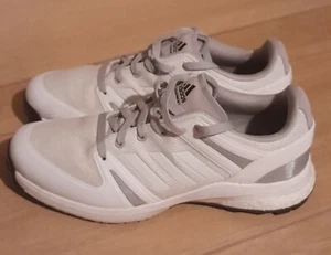 NEW Mens Adidas EQT Primegreen Spikeless Golf Shoes White / Grey Sz 8.5 M - Picture 1 of 7