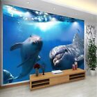 Dolphin Spirit Sea 3D Full Wall Mural Photo Wallpaper Printing Home Kids Decor