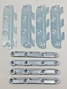 Set Bettbeschläge Verbinder Halterungen Fütterer Ersatzhaken ein, 130 mm - Bild 1 von 5