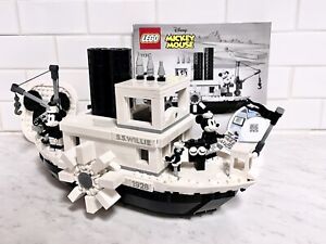 LEGO Ideas: Steamboat Willie (21317) Complete Set w/ Minifigures & Instructions