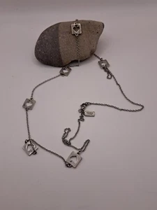 Kate Spade Silver Tone Spade Necklace 30"L - Picture 1 of 3