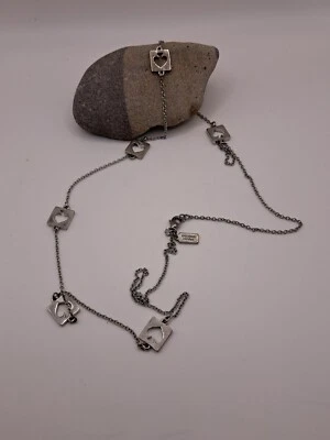 Kate Spade Silver Tone Spade 项链 30L 升  — 第 1/3 张图片