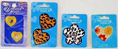 Lot of 4 Hirschberg Schutz Decorative Details Embroidered Patch Mixed Theme NIP - Image 1 of 2