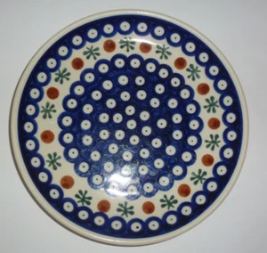 Boleslawiec Polish Pottery 7 1/2 inch Plate - Picture 1 of 4
