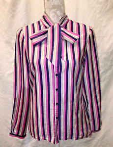 Women's, Fred Perry, Pink striped, Blouse, size 8- MM7