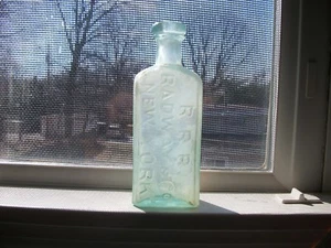 EARLY SQUATTY 1860s RADWAY'S RENOVATING RESOLVENT APPLIED TOP ACT OF CONGRESS - Picture 1 of 7