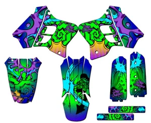 1993-1995 YZ 250 2-STROKE ZANY Blue Senge Graphics Kit Compatible with Yamaha - Picture 1 of 10
