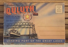 Souvenir Folder of Curt Teich Postcards Duluth Zenith City &amp; Many SHIPS 1938