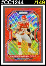 2020 Panini Prizm Red Wave Prizm /149 Laurent Duvernay-Tardif #129 CC1244