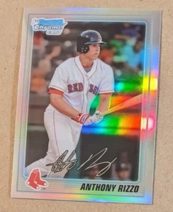2010 BOWMAN CHROME PROSPECTS REFRACTOR #BCP101 ANTHONY RIZZO #'D 97/777 - Picture 1 of 2