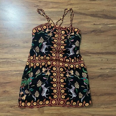 Blusa Top Mujer Ecote Urban Outfitters Pequeña Floral Boho Correa Foto 1 de 4