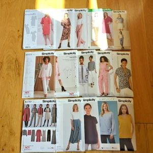 Simplicity Sewing Patterns Job Lot of 15 - Great Selection - Picture 1 of 4