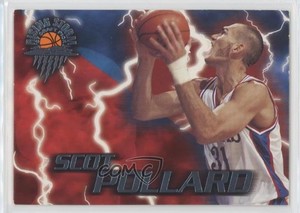 1997 Wheels Rookie Thunder Rising Storm Scot Pollard #19 Rookie RC