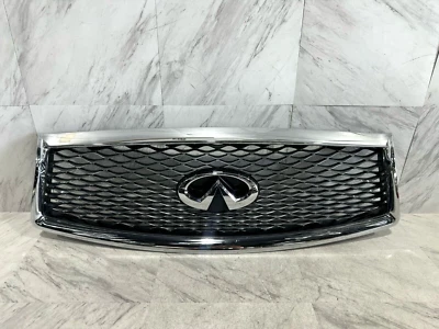 2014-2017 INFINITI Q50 GRILLE ASSEMBLY OEM FRONT UPPER GRILL 62310-4HB0A - Image 1 of 4