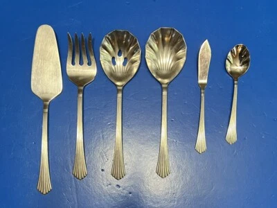 6 piece Retroneu Hermes Hostess Set 18-8 Stainless Steel Korea - Image 1 of 2