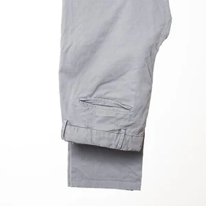 SUITSUPPLY Chinos Porto Gray Cotton Canvas Casual Pants Men's EU50 - Picture 1 of 5