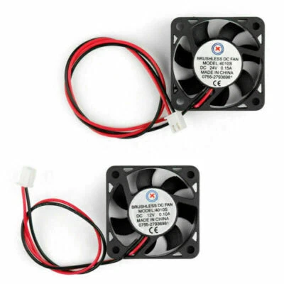 DC Brushles Cooler Ventilato Gehäuselüfter 12/24V 4010s 40x40x10mm 0.1A 0.15A - Bild 1 von 4