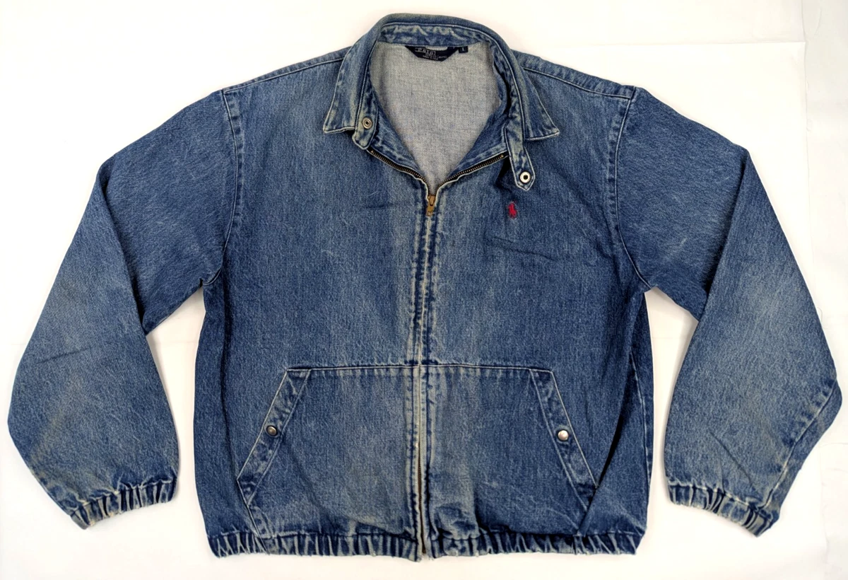 Vintage Polo Ralph Lauren Blue Jacket Indiana Men's Coats