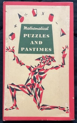 1957  Peter Pauper Press Mathematical Puzzles Philip Haber HCDJ 1st edition  - Image 1 of 4