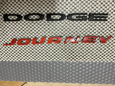 2012-2020 Dodge  Journey Tailgate Trunk Emblem Letters  OEM - Image 1 of 4