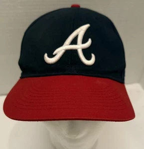 Youth Atlanta Braves MLB Blue Red Baseball Hat Cap Adjust OC Sports - Picture 1 of 9