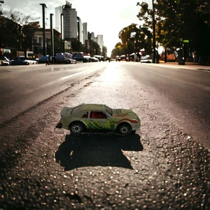 Vintage Hot Wheels Cobra 427 S/C Diecast Car Hong Kong 1987 Racing Silver - Picture 1 of 14