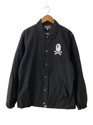 A BATHING APE Nylon Jacket, Size L, Polyester, Black, Solid Color, 004LJH701001M - Image 1 of 4