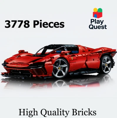 *NEW* MOC 42143 Ferrari Daytona SP3 Supercar Model Technic Set – Free Delivery - Image 1 of 4