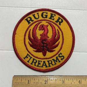 Sturm Ruger Firearms Gun Company SR Phoenix Logo 3.75" Round Embroidered Patch - Picture 1 of 3