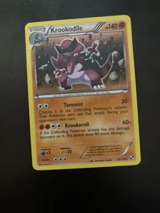 Krookodile Holo Rare Black and White 65/114 LP - Picture 1 of 2