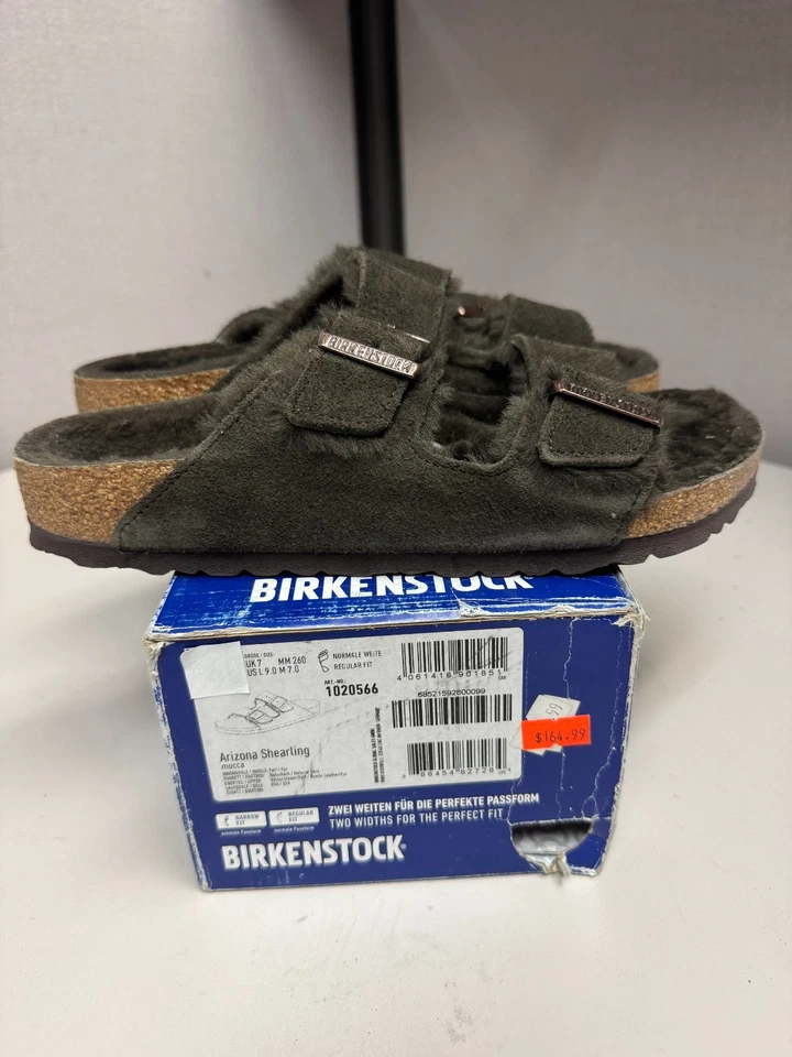 Birkenstock Mujer Arizona Piel de Oveja Moca Ancho Regular Nuevo Foto 1 de 4