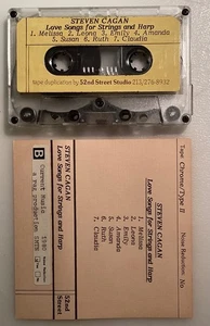 Steve Cagan - Love Songs For Strings and Harp (Cassette, 1980) Musical Score - Picture 1 of 2