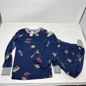 Kinder Mini Boden Bugs Langarm Hose Pyjama Set Blau Größe 6 Jahre - Bild 1 von 5