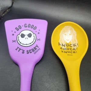 Disney Nightmare Before Christmas & Hocus Pocus Silicone & Wood Utensils NWT - Picture 1 of 3