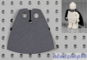 Dark Gray Cloth Cape For LEGO Minifigures - Fabric Robe Harry Potter Jedi Castle - Picture 1 of 1