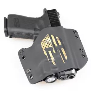OWB Kydex Light Bearing Holster for Handguns with Baldr Mini - SPARTAN MULTICAM - Picture 1 of 9