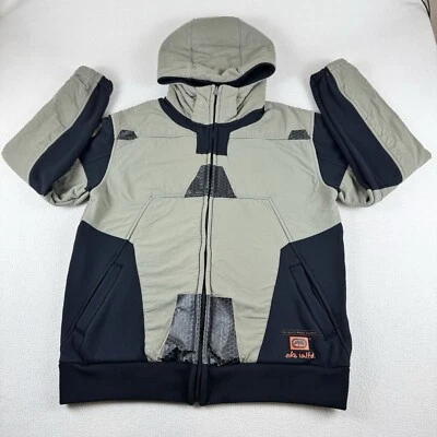Chaqueta polar Ecko Unltd Versus Halo UNSC verde cremallera completa con capucha para hombre talla M Y2K Foto 1 de 4